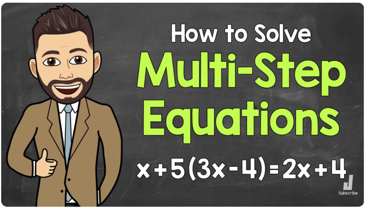 Solving multi-step equations | Math with Mr. J