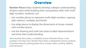 Number Pieces, by The Math Learning Center Review for Teachers | Common ...