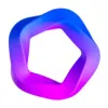 Logo for Education Copilot website. A three-dimensional blue and purple pentagon shape.