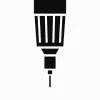 Padlet logo of a paper crane on a black background.