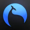 Padlet logo of a paper crane on a black background.