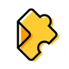 Padlet logo of a paper crane on a black background.