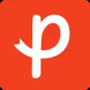 Padlet logo of a paper crane on a black background.