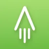 Padlet logo of a paper crane on a black background.