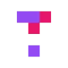 Padlet logo of a paper crane on a black background.